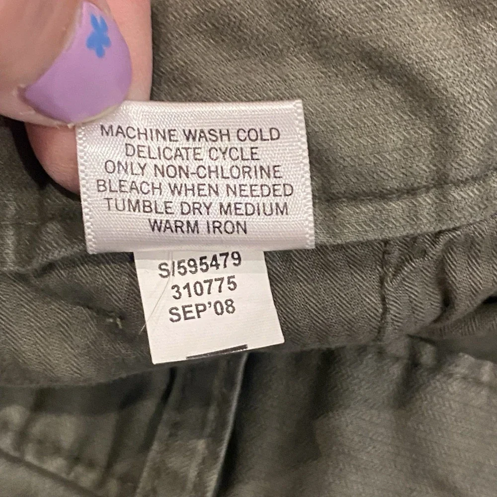 Banana Republic Chino Pants‎ Men's Green Waist actual Size 34 Classic